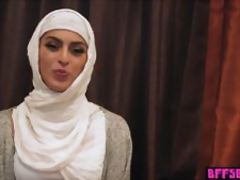 Muslim teen bride and BFFs fuck a BBC at bachelor party